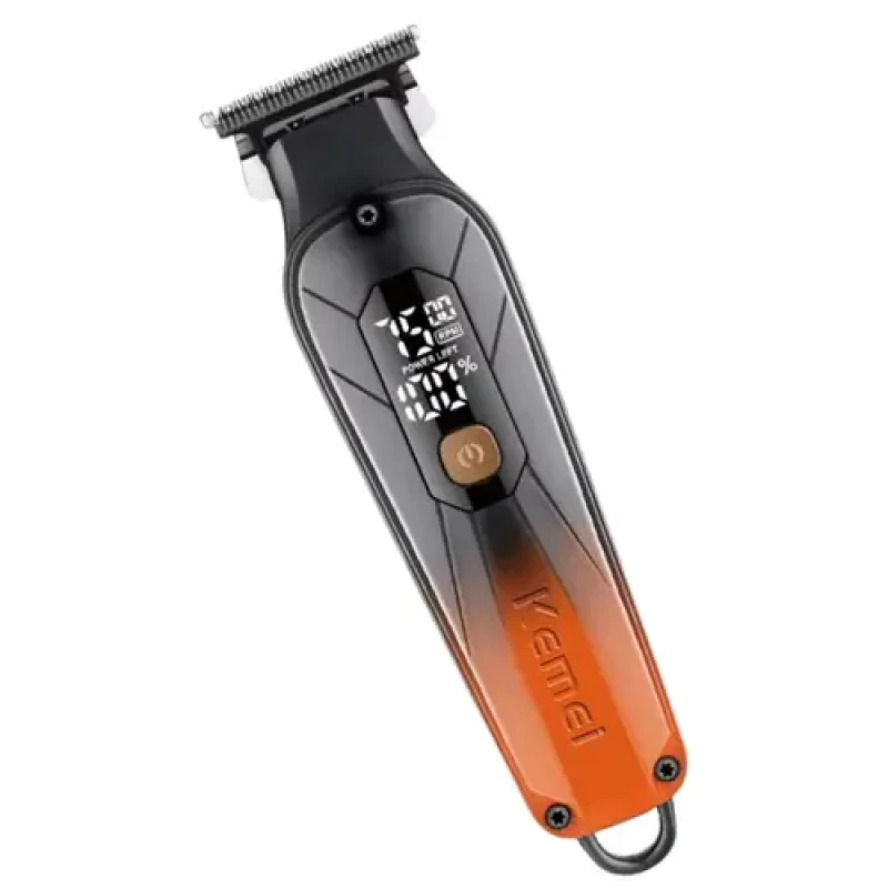 Kemei Km-1741 1200mAh Excellent Lithium Battery Hair Shaver Splicing Color Design Brand Hair Clipper Shop Online Brand Trimmers Images